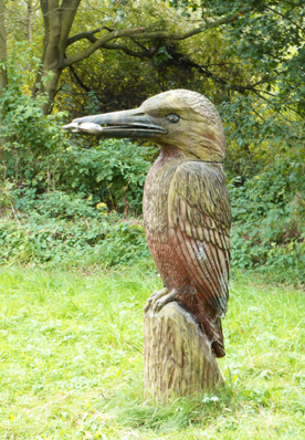 Doncester Rovers Potteric Carr Wildlife Trust nature woodcarving kingfisher