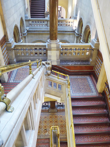 Leeds, Leeds Art Library, Leeds City Library, staircase