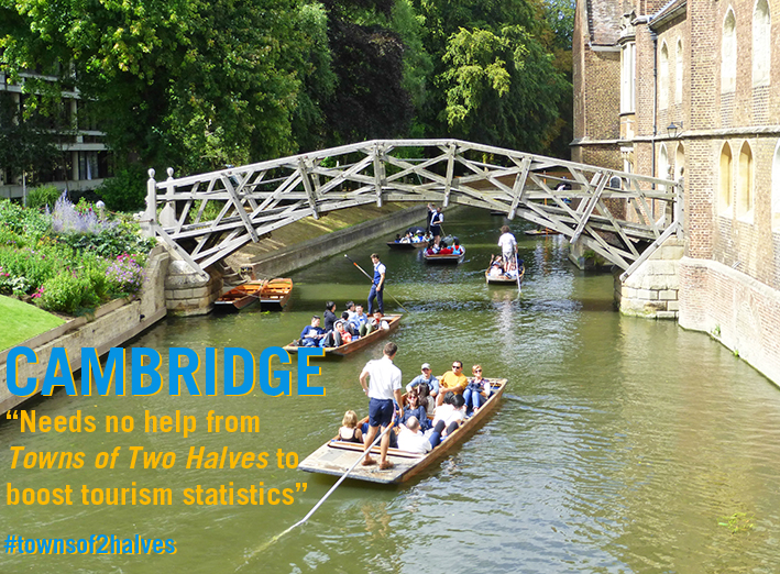 Cambridge, Mathematical Bridge, River Cam, punting, tourism, football tourism