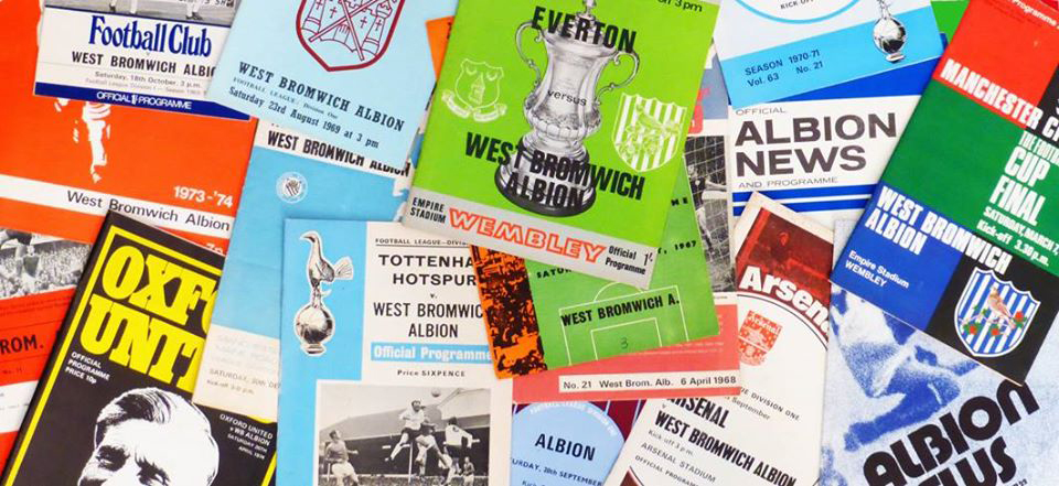 West Bromwich Albion, WBA, football programmes, FA Cup Final 1968